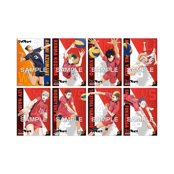 「現貨」 排球少年!!口香糖- 收藏透明卡vol.4 ゴミ捨て場の決戦 @隨機1包