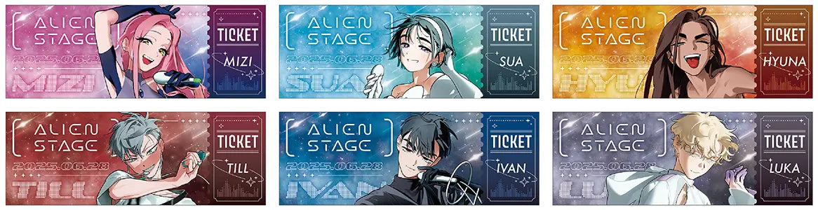 現貨 Alien Stage アニメイト チケット風カード