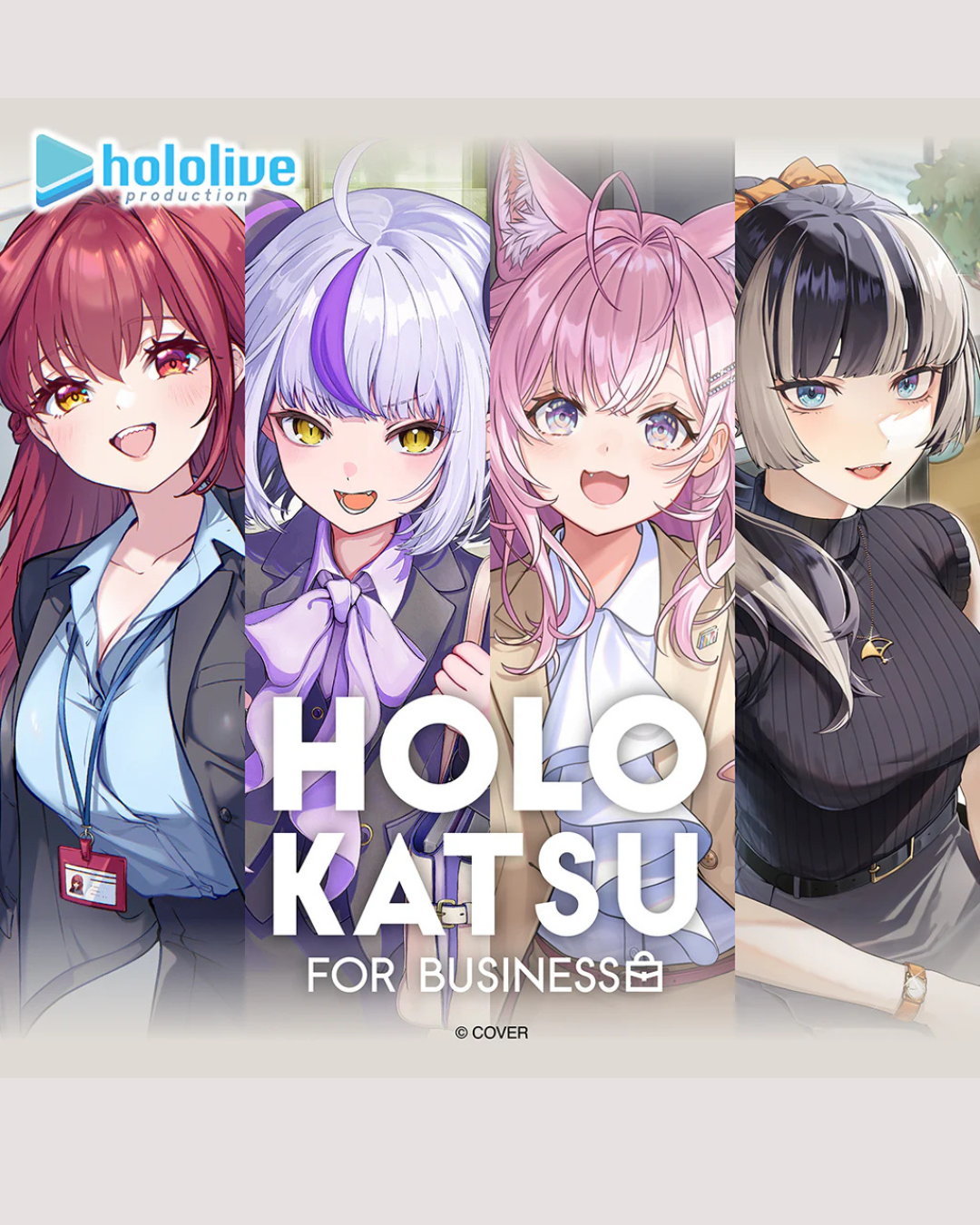 「現貨」Hololive ホロ活 for Business- 手巾ラプラス・ダークネス(La+ Darknesss)