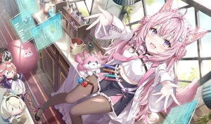 B2 C104 博衣こより Wスエードタペストリー【非公式】(でぶねこ)