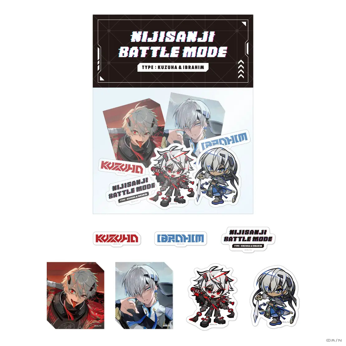 「現貨」Nijisanji 【NIJISANJI Battle Mode Type:Kuzuha&Ibrahim】商品
