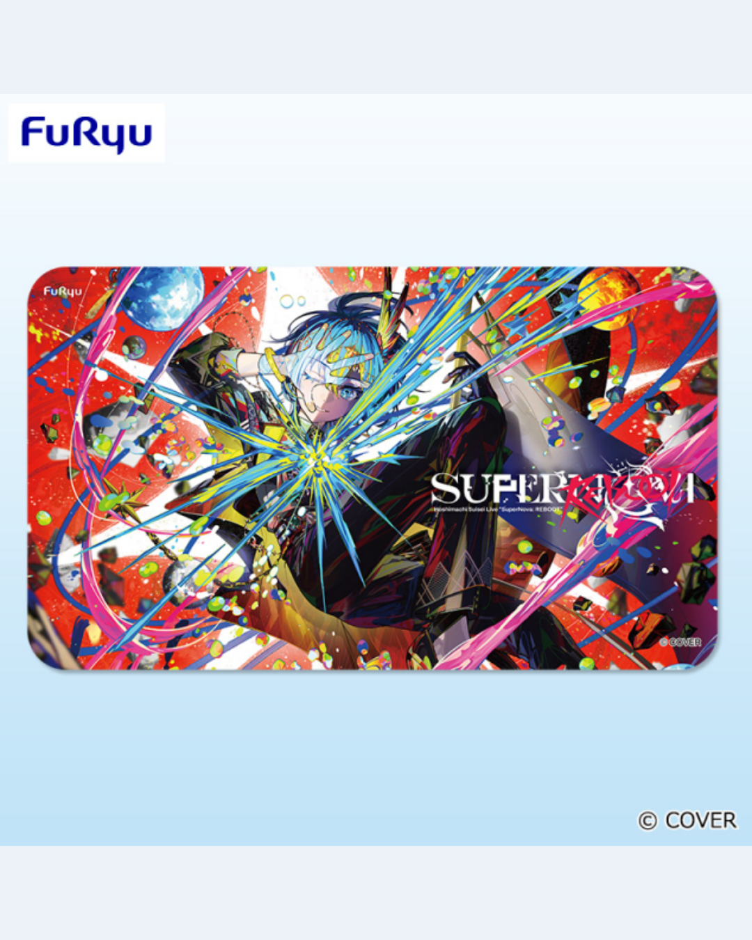 「現貨」Hololive 星街すいせい(Hoshimachi Suisei) 景品 SuperNova: REBOOT Live ver. -大判滑鼠墊