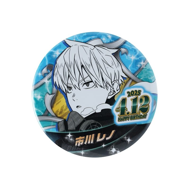 現貨『怪獣8号』バースデイ缶バッジ 市川レノ