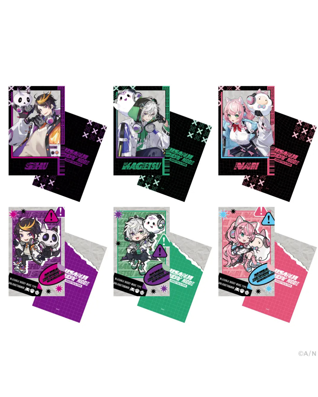 「預訂」 NIJISANJI 【NIJISANJI Buddy Mode Type:Shu, Kagetsu & Nari】 Goods