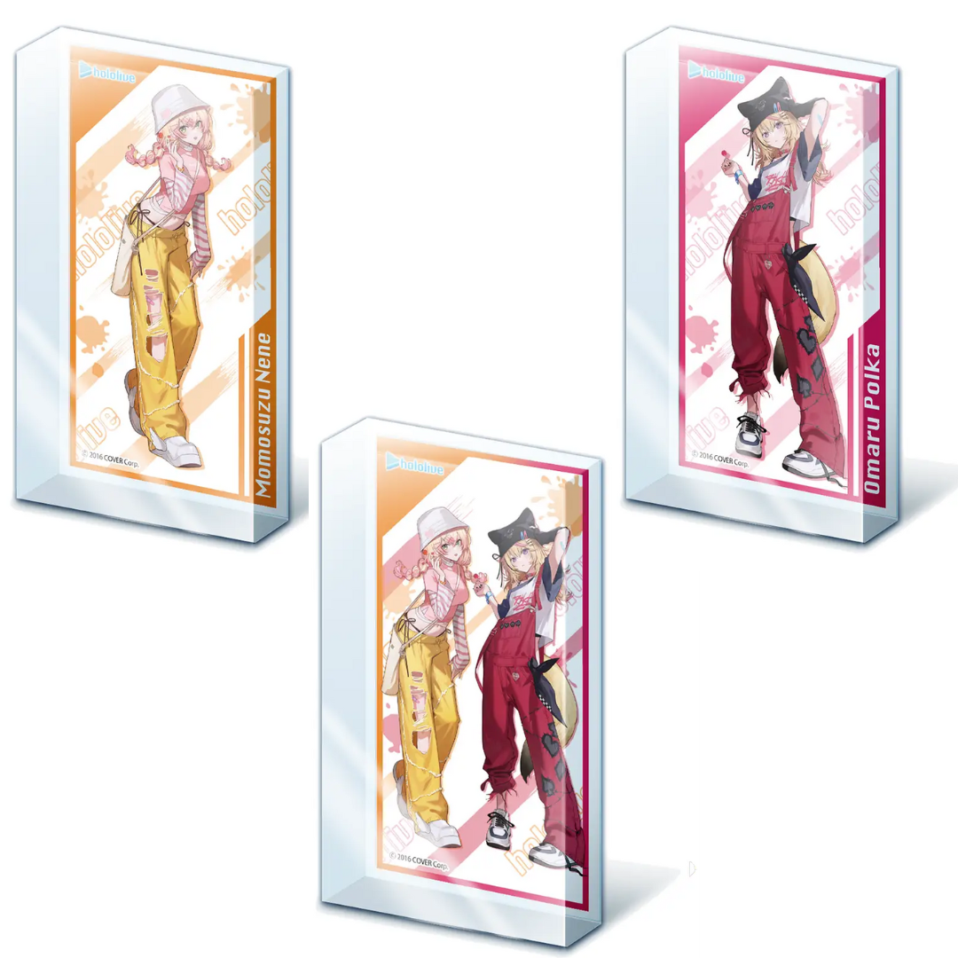 「現貨」Hololive x Molly Online (桃鈴ねね/尾丸ポルカ)