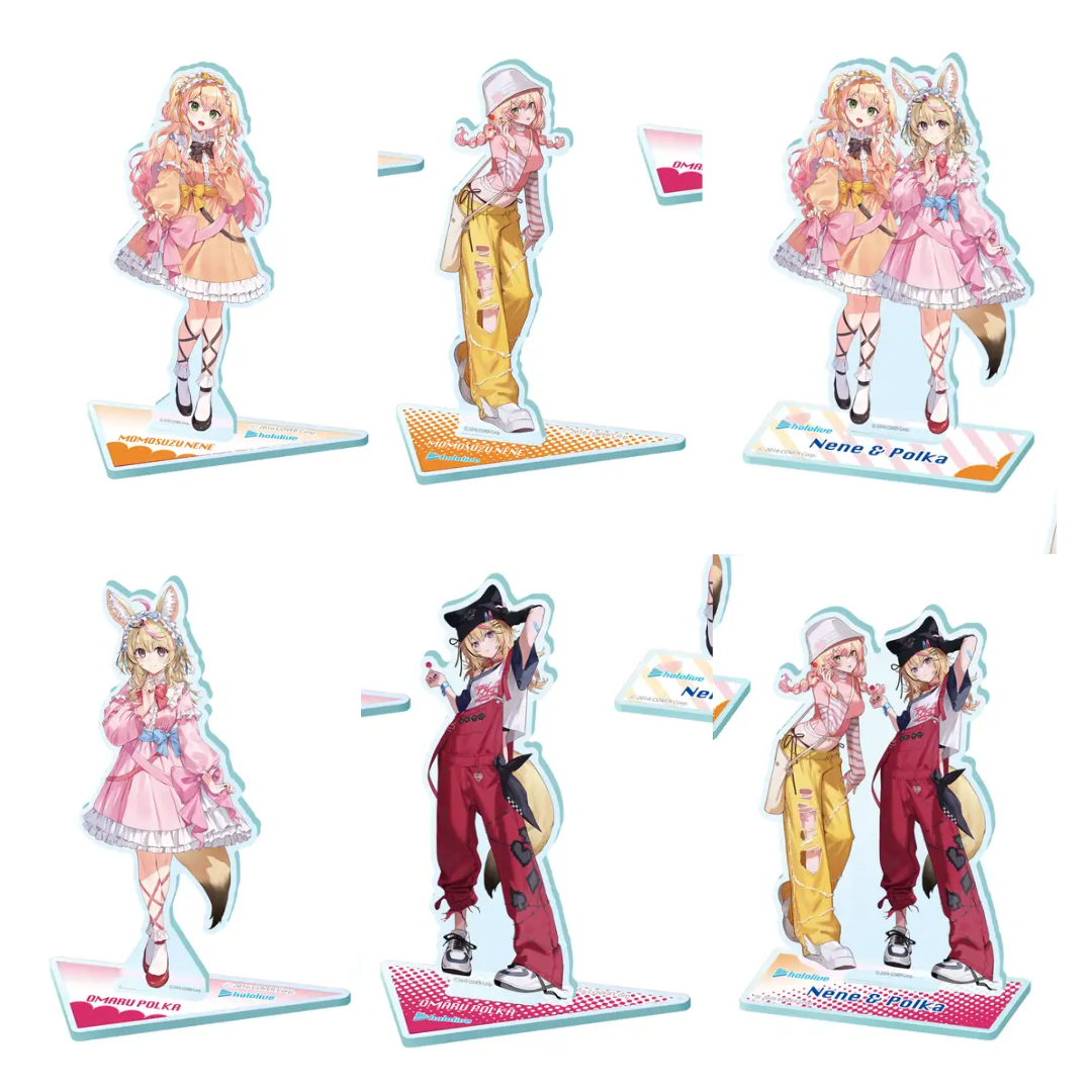 「現貨」Hololive x Molly Online (桃鈴ねね/尾丸ポルカ)