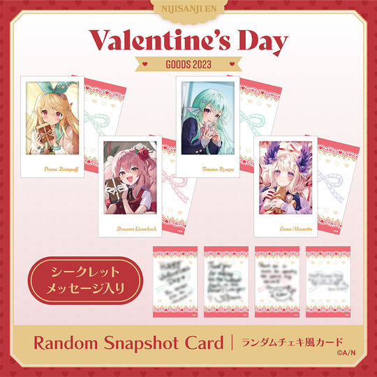「現貨」彩虹社 NIJISANJI EN 【Valentine's Day 2023】拍立得風相卡