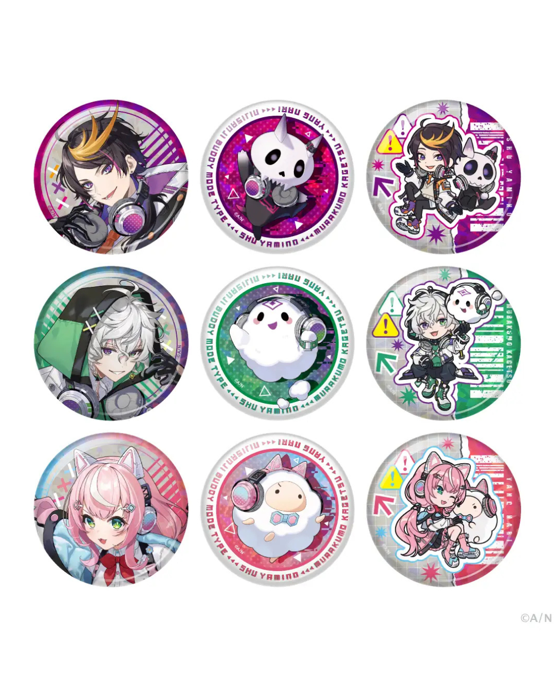 「預訂」 NIJISANJI 【NIJISANJI Buddy Mode Type:Shu, Kagetsu & Nari】 Goods
