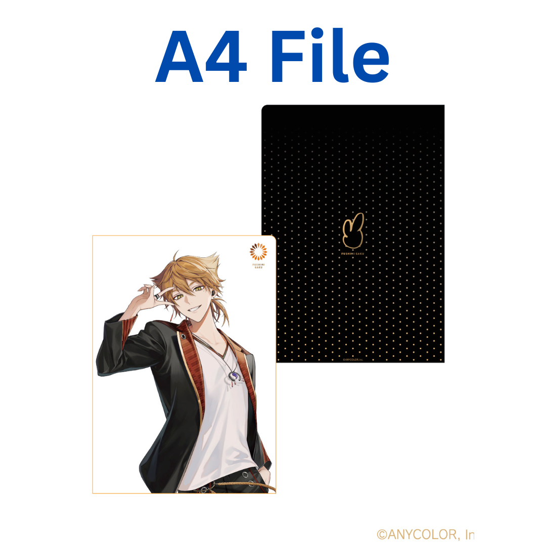 「現貨」NIJISANJI x ONKYO - 伏見ガク(Fushimi Gaku) A4 File (餘量2)