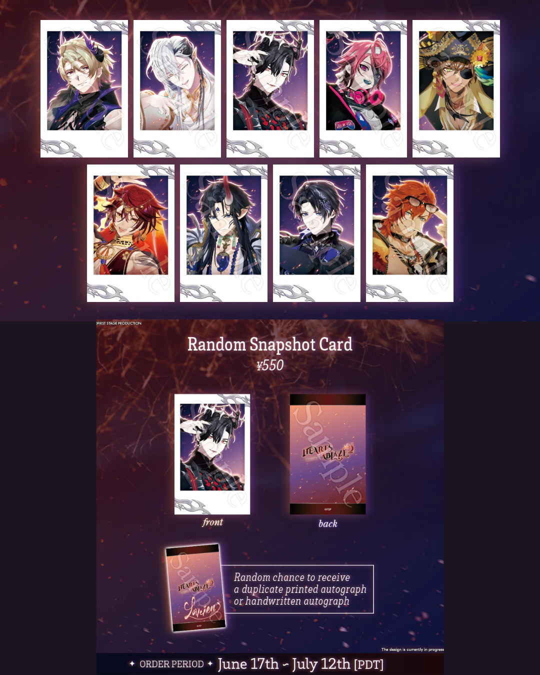 「預訂」FIRST STAGE【FSP EN Hearts Ablaze Merch】