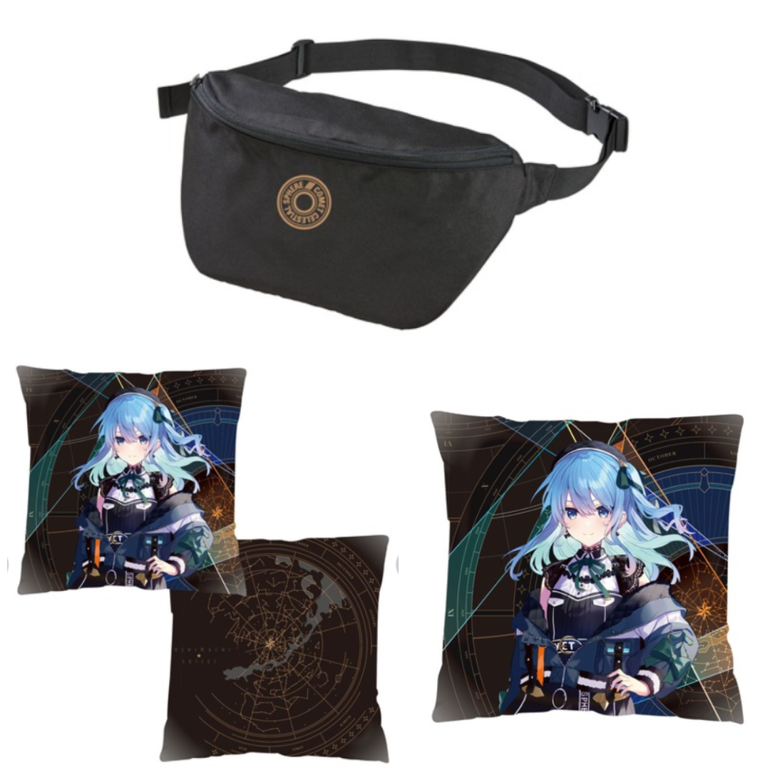 「現貨」Hololive 星街すいせい x ZOZOTOWN 周邊SET(File+立牌+襟章)