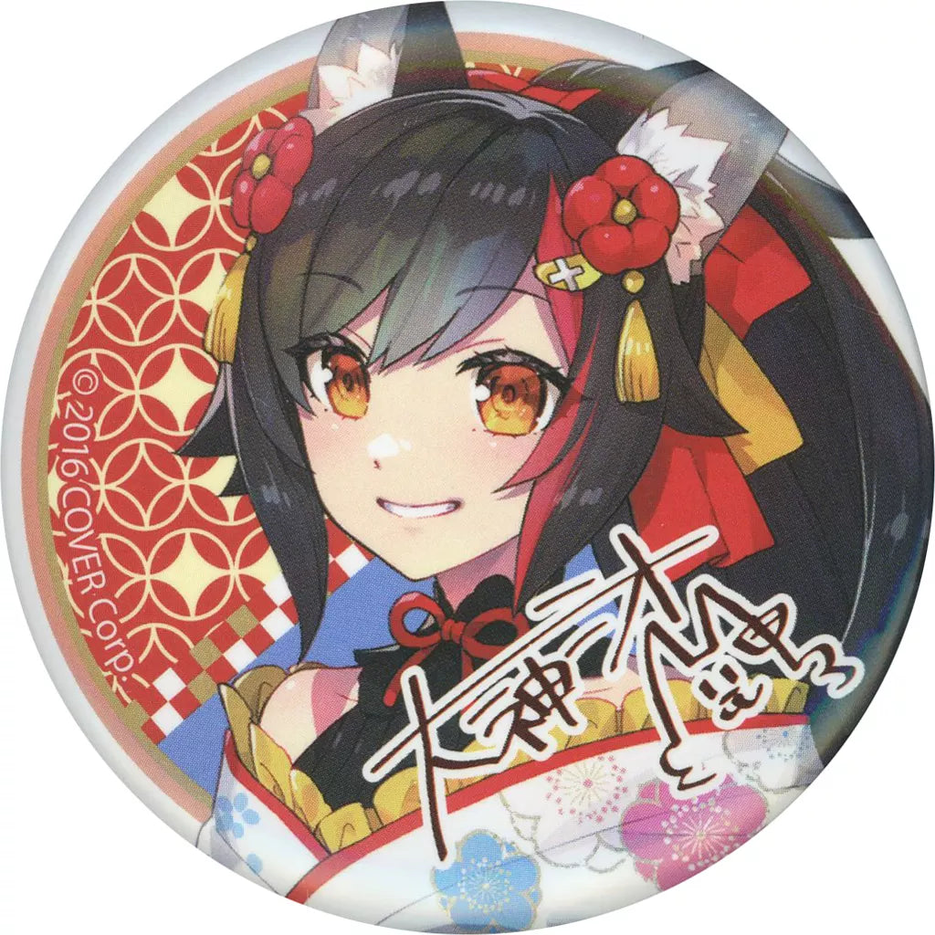 「現貨」Hololive x lawson 徽章(アジアン風衣装) - 大神ミオ(Ookami Mio)