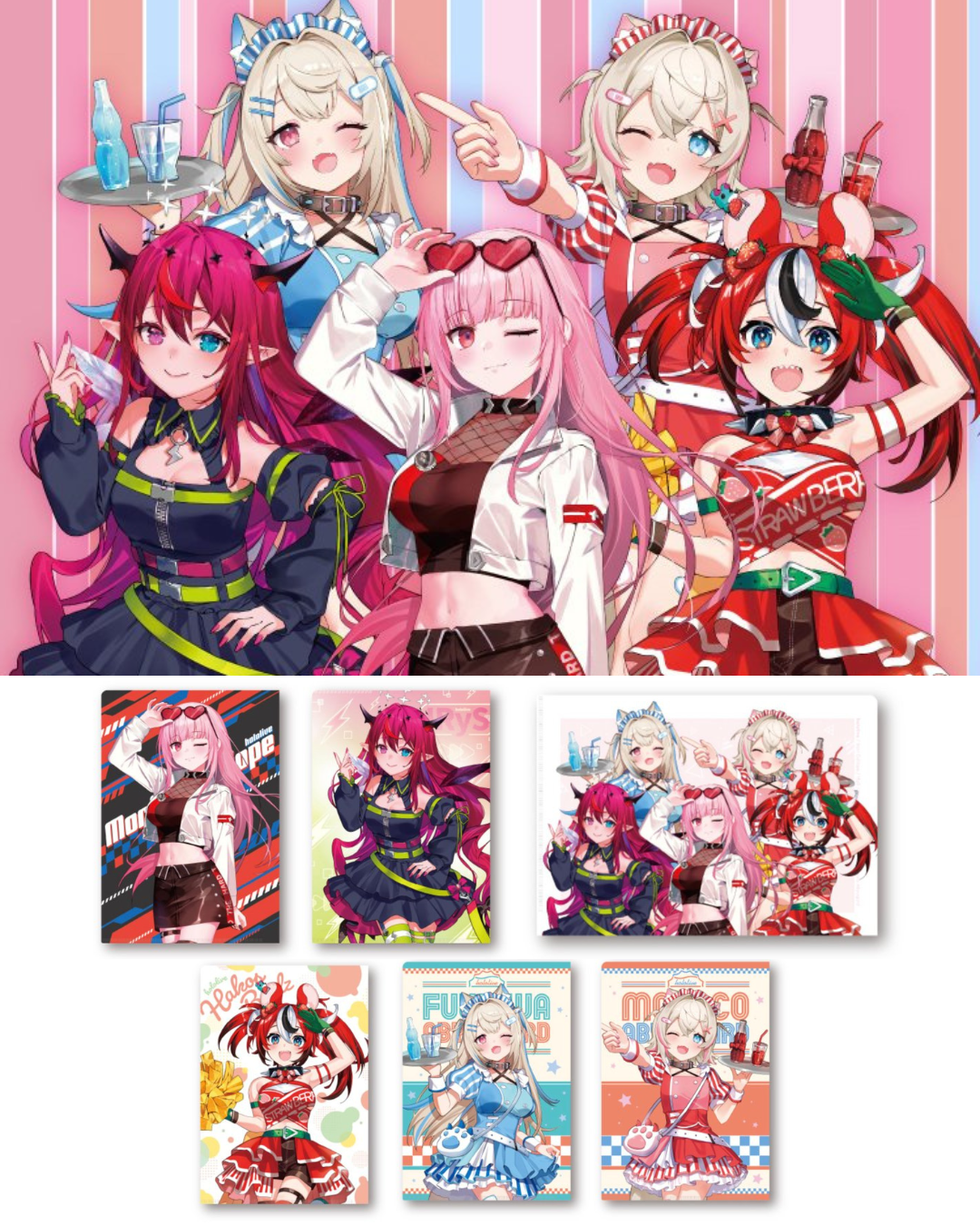 「現貨」Hololive EN x FamilyMart - A5 File set
