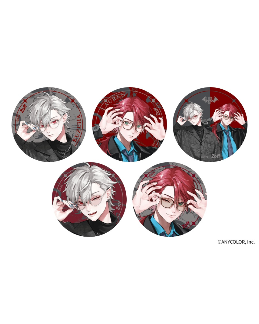 「預訂」Nijisanji x Zoff - 葛葉 & ローレン・イロアス 聯名周邊 眼鏡