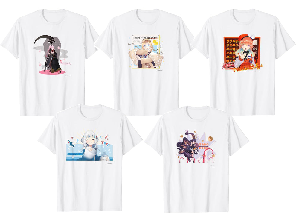 「預訂」ホロぐら名場面 T-shirt Vol.9 - Hololive EN