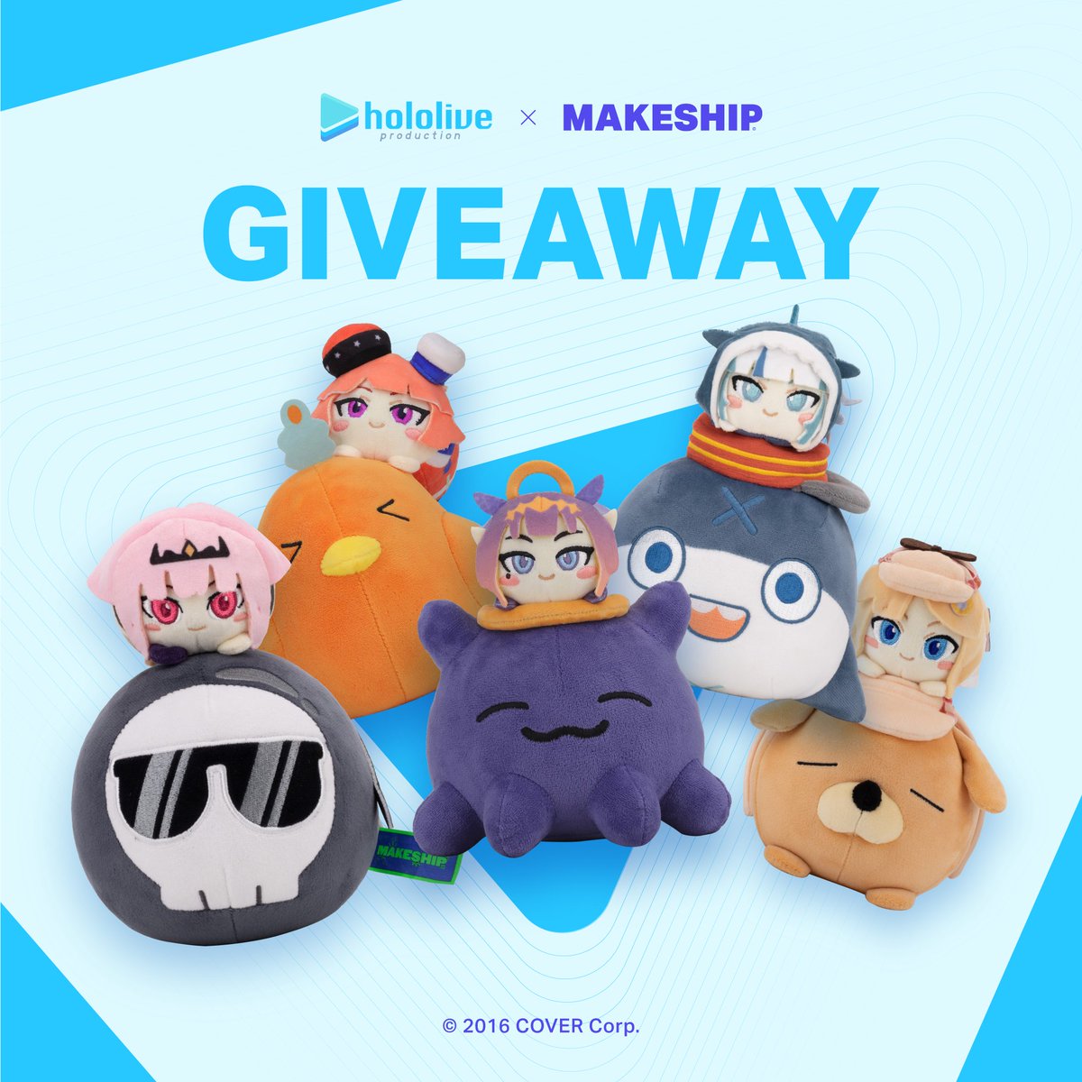 「現貨」Hololive English x Makeship 公仔