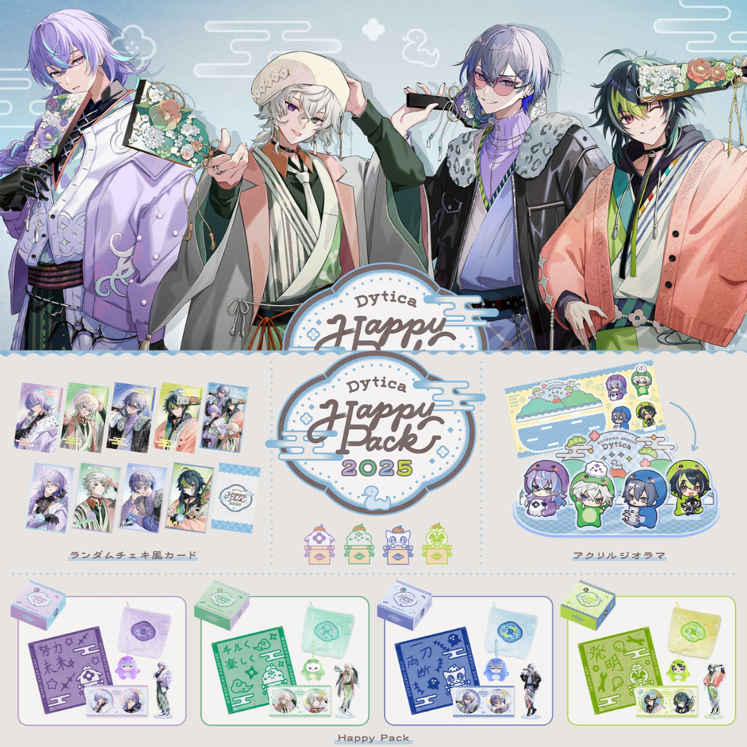「現貨」Nijisanji 【Dytica Happy Pack 2025】-隨機拍立得風相卡