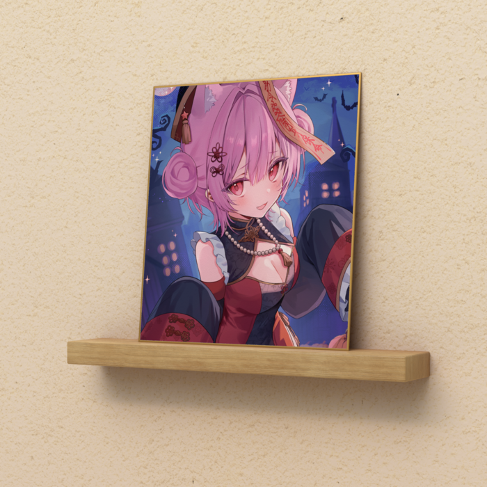 「預訂」 Vtuber みけねこ(mikeneko) 萬聖節限定殭屍衣裝☆色紙