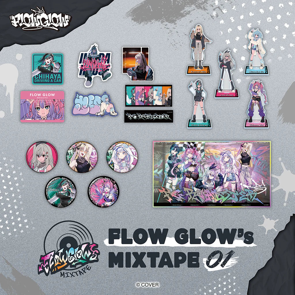 「預訂」Hololive FLOW GLOW's MIXTAPE 01