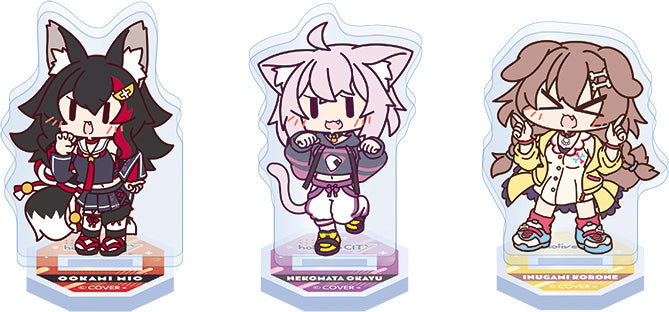 「現貨」hololive City 受注周邊商品 - 迷你亞克力支架Set