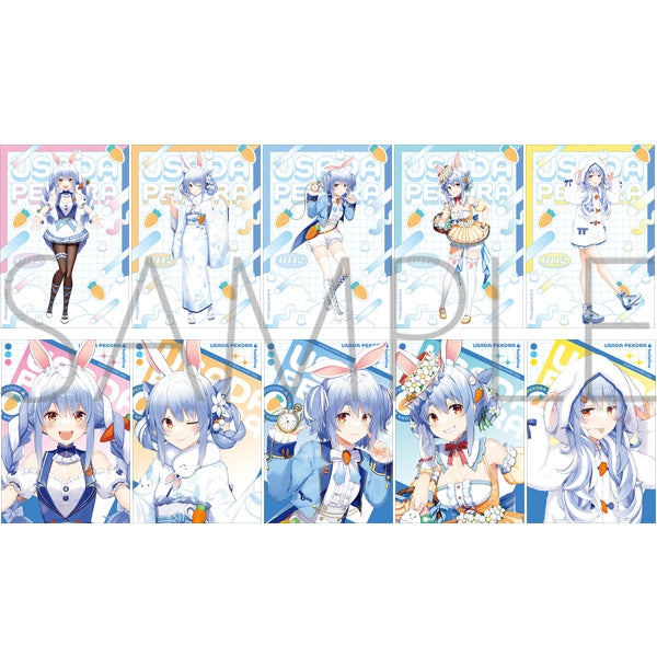 「現貨」Hololive 兎田ぺこら (Usada Pekora) 全人類兎化計画フェア in Animate - 透明相卡隨機(box/包)