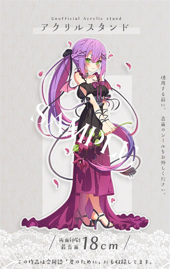 現貨」[C104代購] Hololive「常闇トワ」花嫁18CMアクリルスタンド