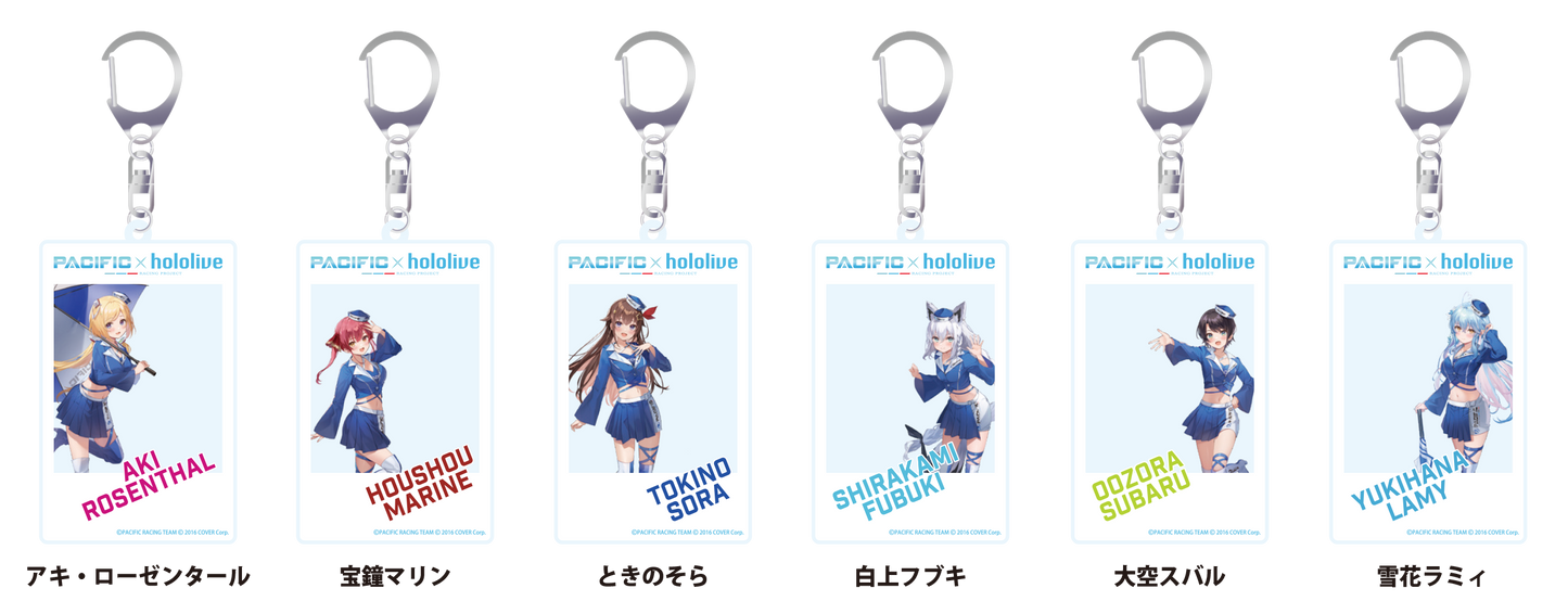 「現貨」Hololive x PACIFIC 掛件