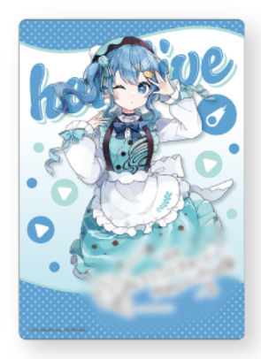 「現貨」hololive×FamilyMart 冬のホロマートキャンペーン 卡片- 蛋糕裙ver. A5透明膠卡
