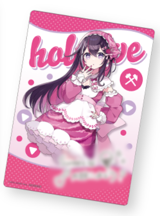 「現貨」hololive×FamilyMart 冬のホロマートキャンペーン 卡片- 蛋糕裙ver. A5透明膠卡