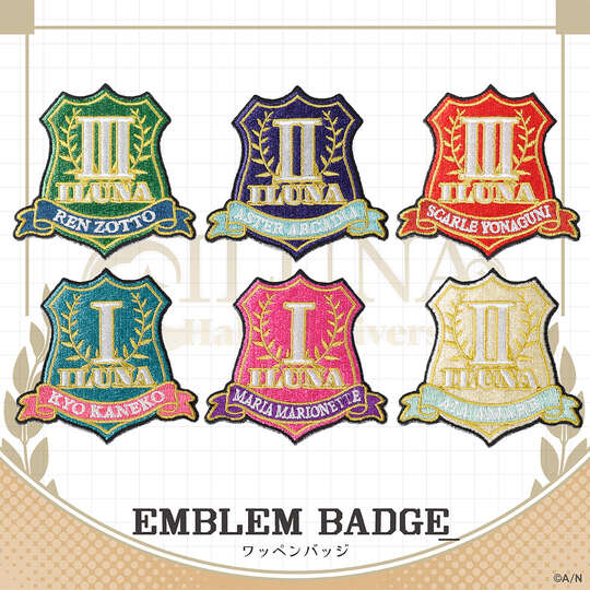 "In stock" Nijisanji 【ILUNA Half Anniversary】embroidered badge