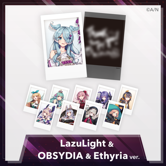「現貨」【NIJISANJI EN Unit Art】LazuLight&OBSYDIA&Ethyria ver. cheki