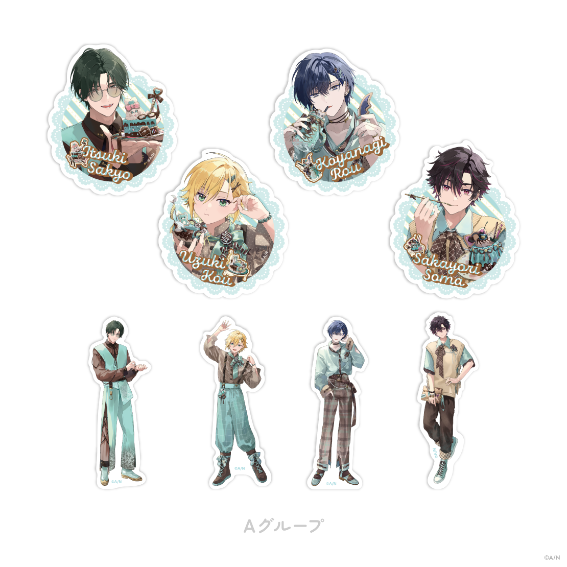 [Pre-order] Nijisanji 【Minty Mate】Random Sticker (A)