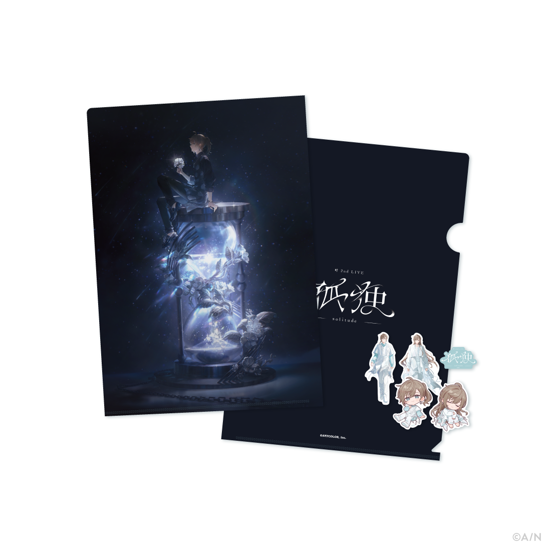 [預訂] Nijisanji 【叶 2nd LIVE】クリアファイル＆ステッカーセット(透明文件夾&貼紙套裝)【叶 2nd LIVE 孤独 -solitude-】