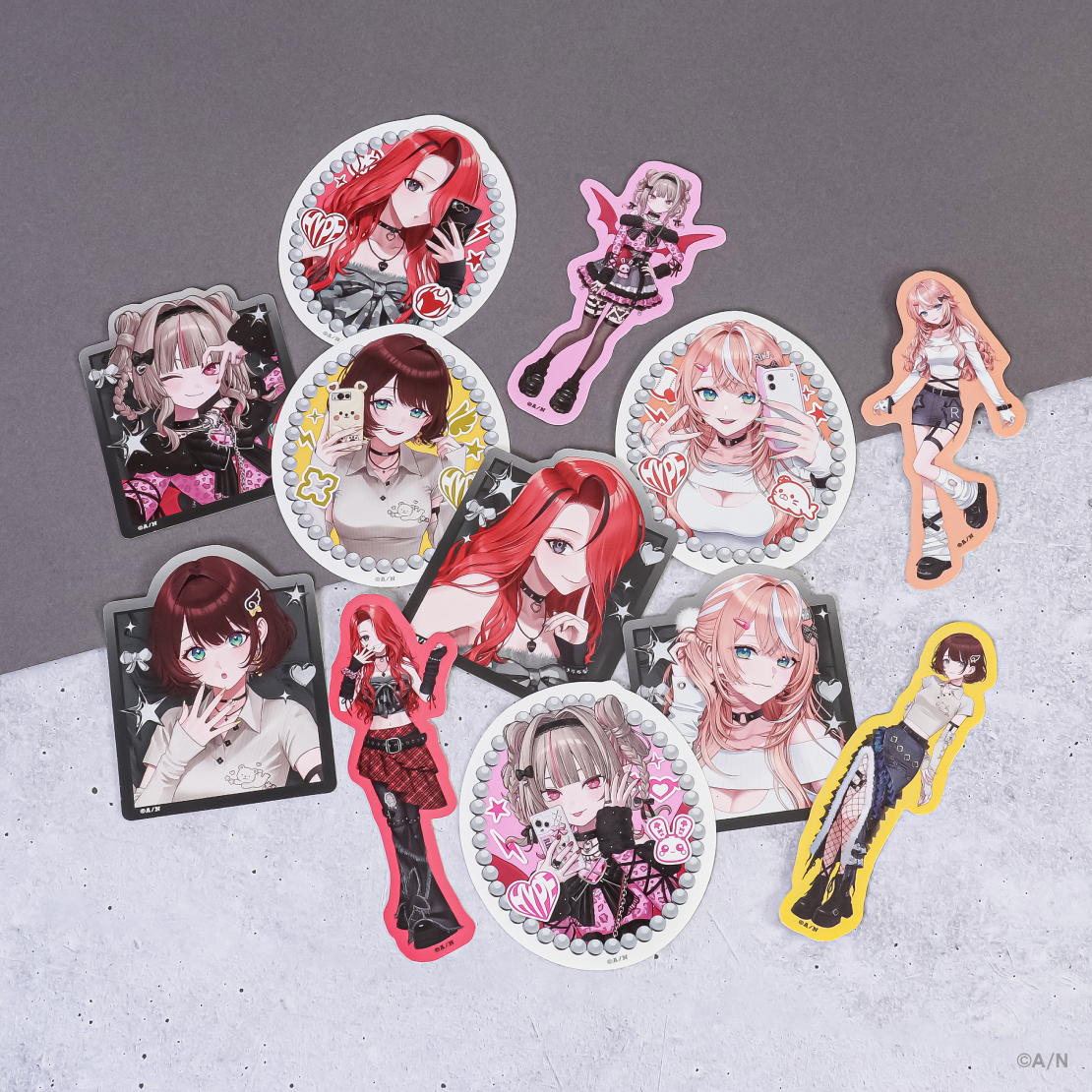 [Pre-order] Nijisanji 【#HYPE-ME】ランダムステッカー (貼紙) Bグループ (Random Stickers B Group)