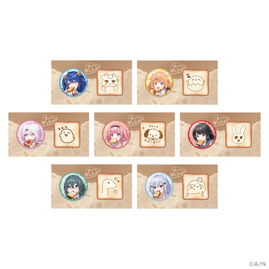 [預訂] Nijisanji 【食パンダッシュ】缶バッジ セット(襟章set)