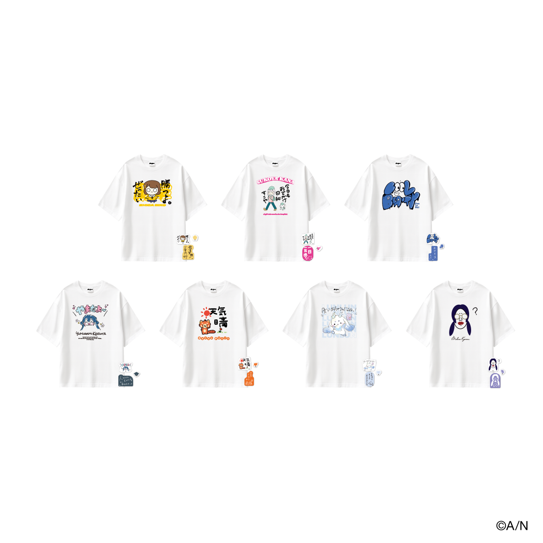 [Pre-order] Nijisanji Outing STYLE 4th Edition - Famous Quote T-shirt & Sticker Set