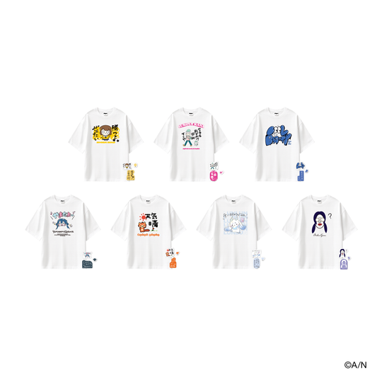 [Pre-order] Nijisanji Outing STYLE 4th Edition - Famous Quote T-shirt & Sticker Set