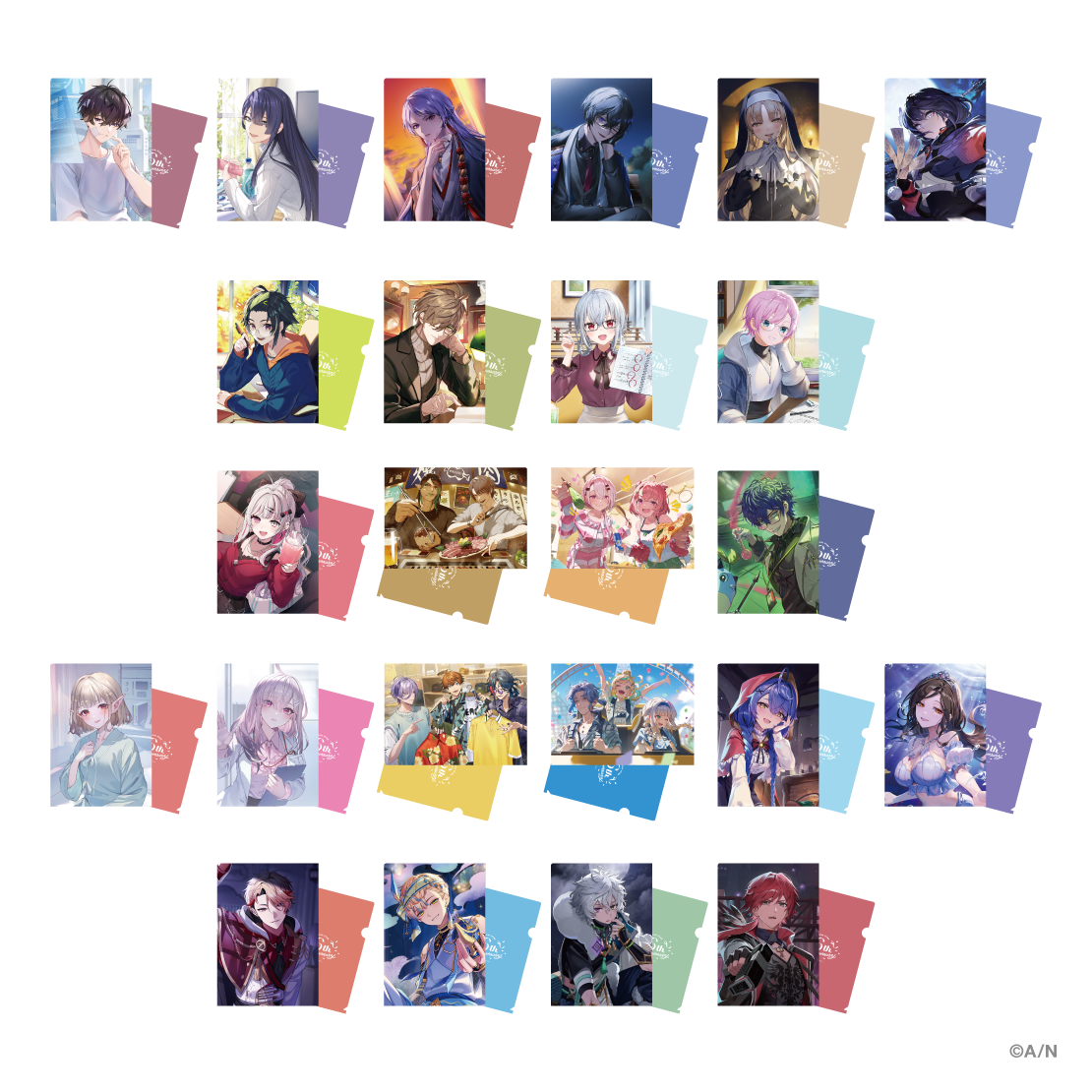[預訂] Nijisanji 【にじストア6周年メモリアルグッズ】クリアファイル (A4file) [NIJISANJI Official Store 6th Anniversary]