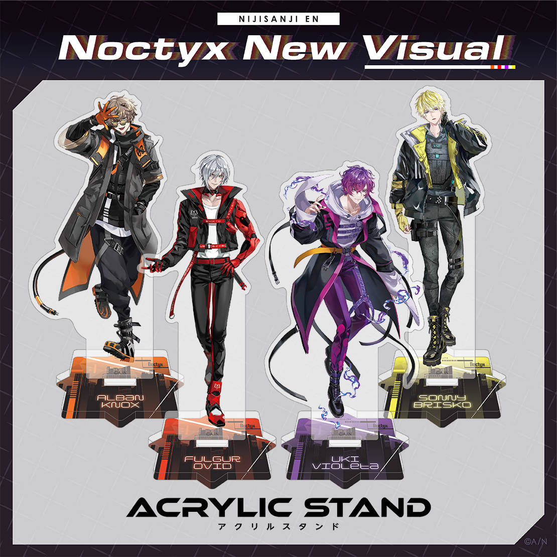 [In-stock] Nijisanji Noctyx New Visual Goods