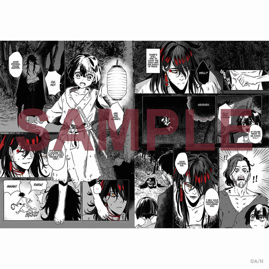 [pre-order] Nijisanji 【Vox Akuma:The Demon Hungers】Graphic Novel / Poster