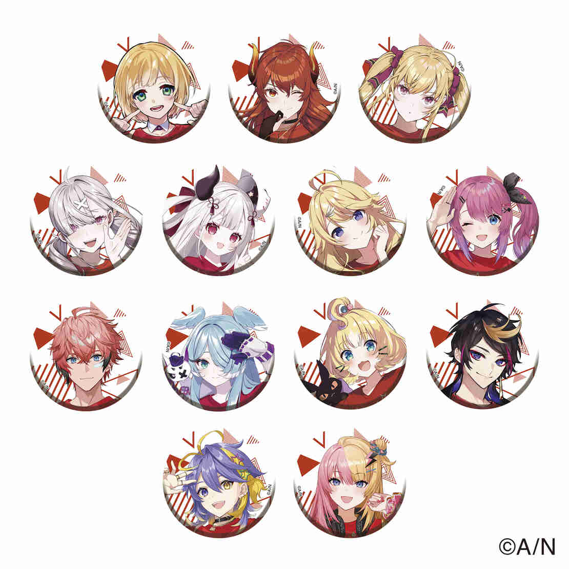 「現貨」Nijisanji 「NIjisanji Fes 2023」 - 襟章