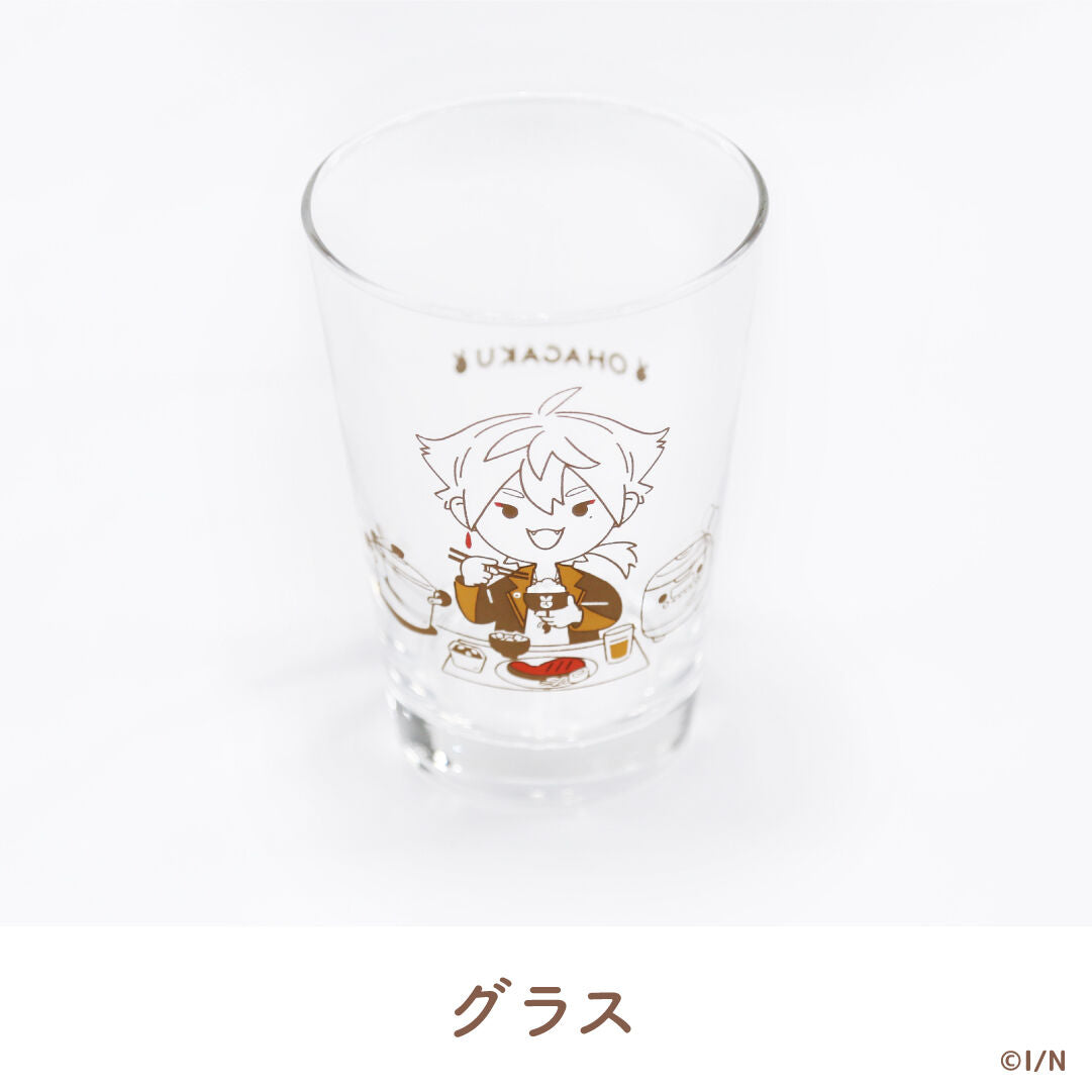 「現貨」Nijisanji お食事 meal goods vol.2 - 伏見ガク- 飯碗筷子套裝 / 玻璃杯