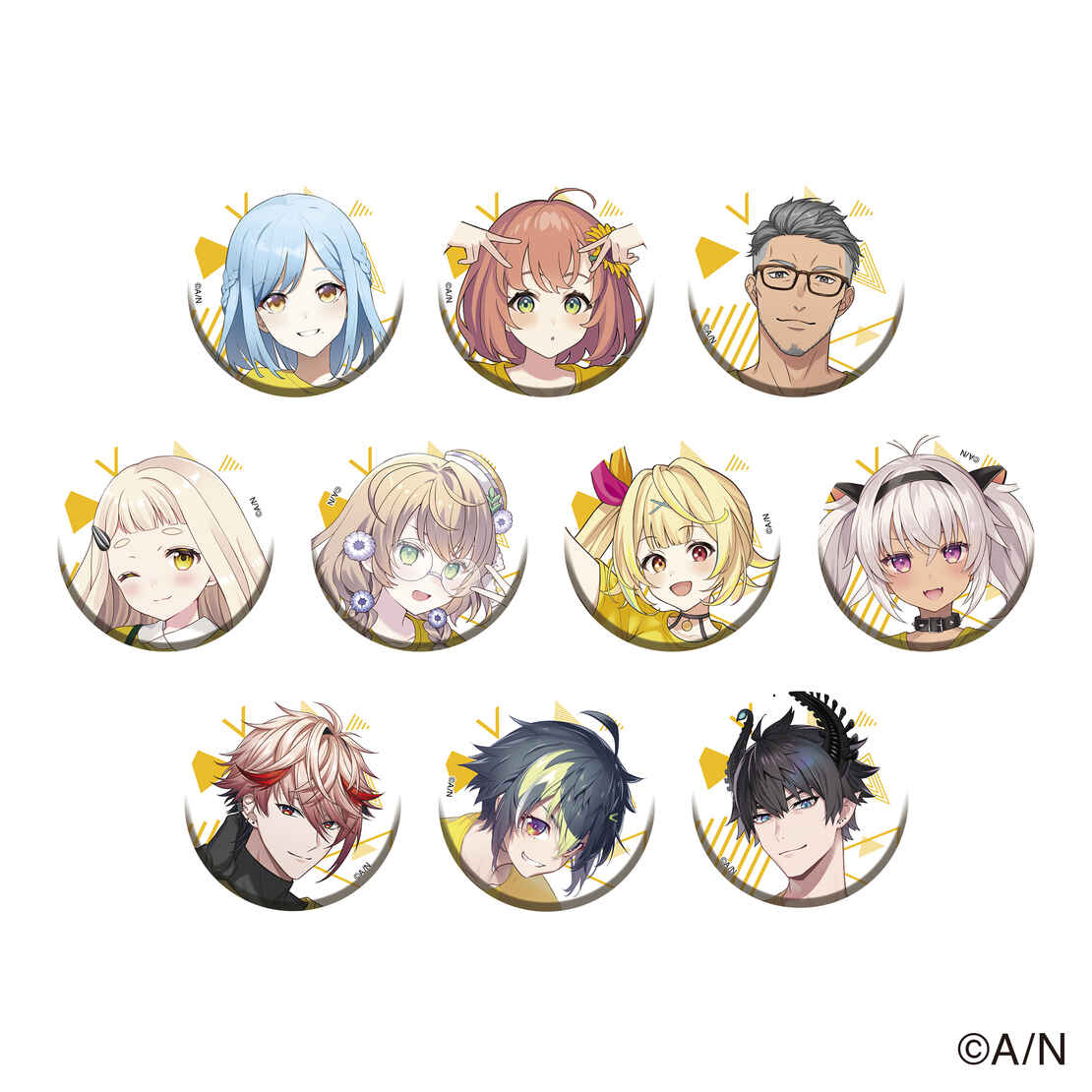 「現貨」Nijisanji 「NIjisanji Fes 2023」 - 襟章
