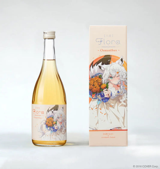  [In-stock] Hololive x Tentaka Shuzo "Kyubi" Collaboration X  Shirakami Fubuki 白上フブキ - Co-Sake Flora~Osmanthus~ (Only ship Hong Kong)