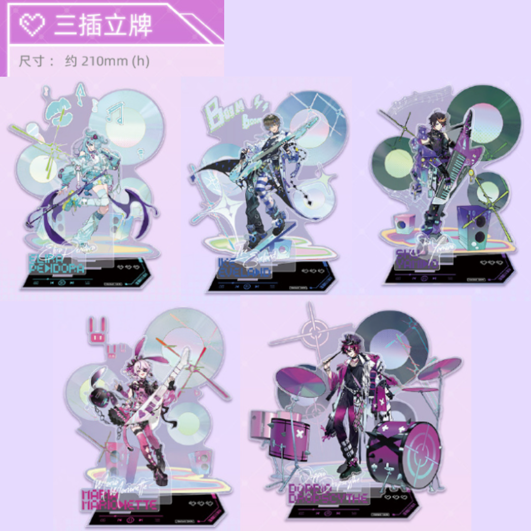 次元波板糖 × NIJISANJI EN 缶バッジ ヴォックス・アクマ 次元波板糖 × 次元波板糖 × NIJISANJI EN 缶バッジ ヴォックス・アクマ 次元波板糖 ×