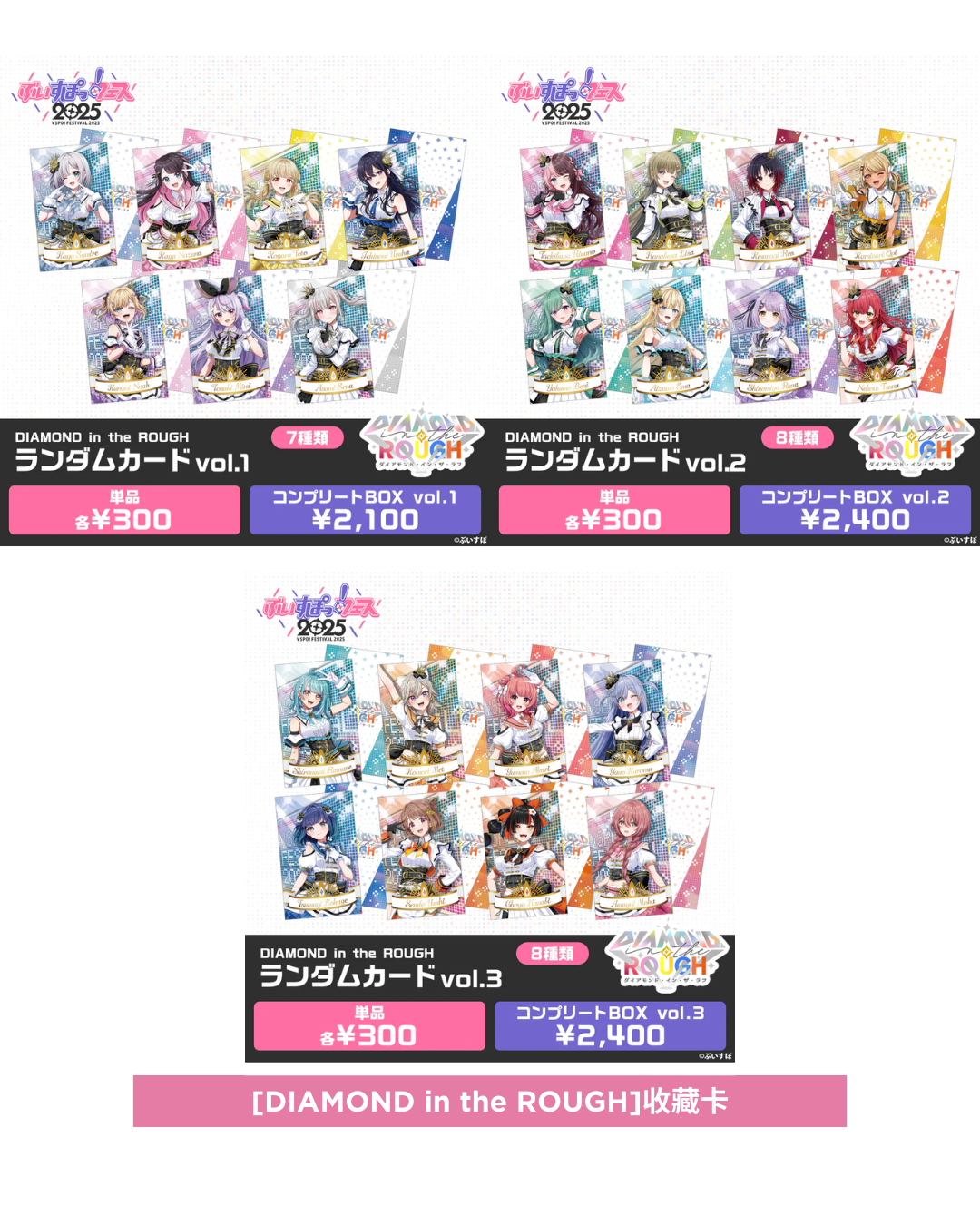  [pre-order] VSPO! FESTIVAL 2025 After-event-sale of Goods - Badge / photo card