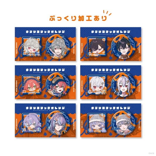 [Pre-order] Nijisanji 【メランコリックオレンジ】Badge Set