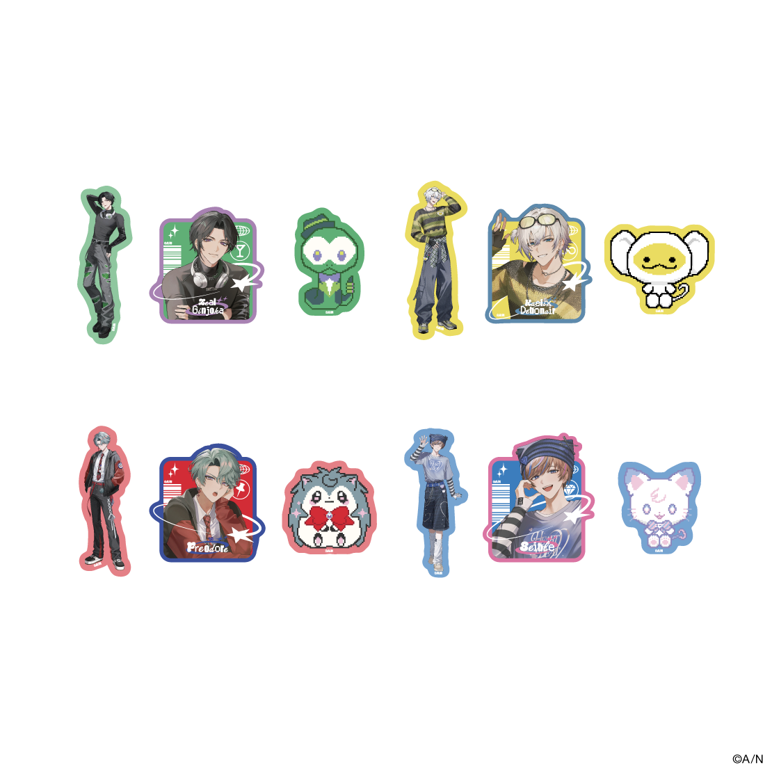 [Pre-order] Nijisanji 【BY THE HEARTBEAT】Sticker set
