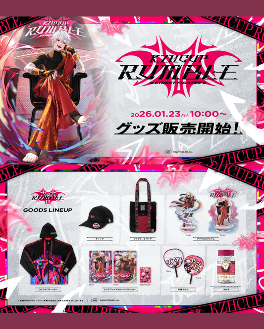 「預訂」Nijisanji 「KZHCUP RUMBLE in STREET FIGHTER 6」周邊