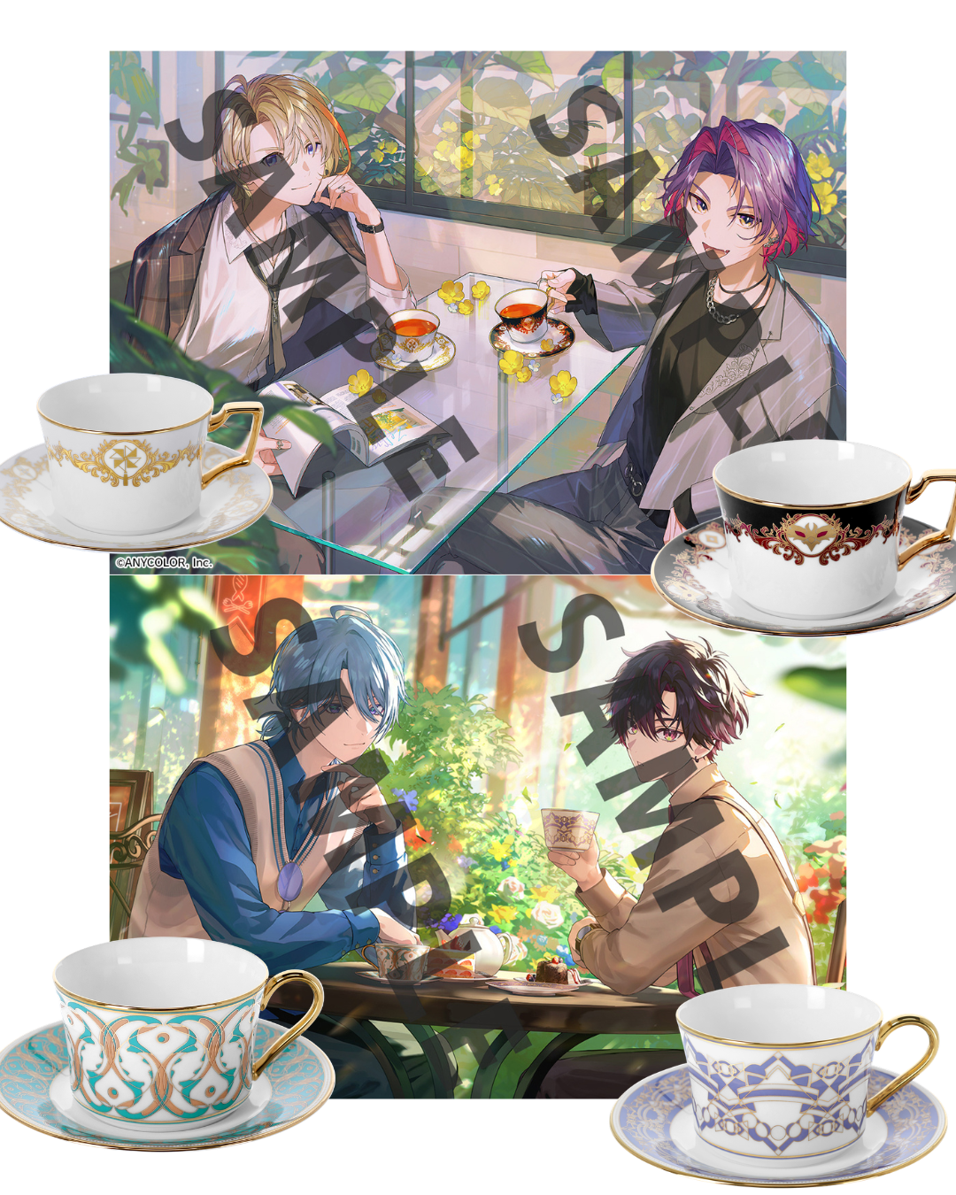 [Pre-order] Nijisanji x AMNIBUS [Noritake] Collaboration Cup & Saucer